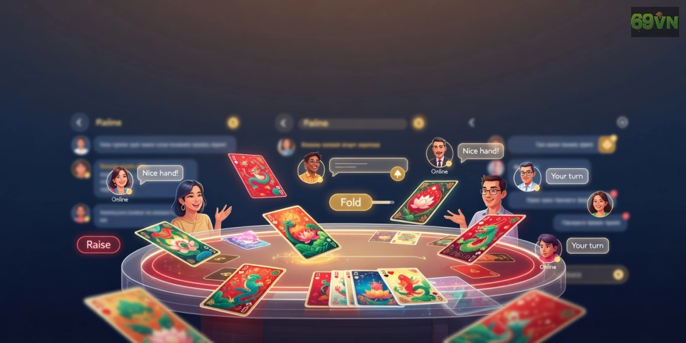 Giới thiệu tổng quan về game bài tiến lên 69vn với giao diện hiện đại và người chơi đa dạng