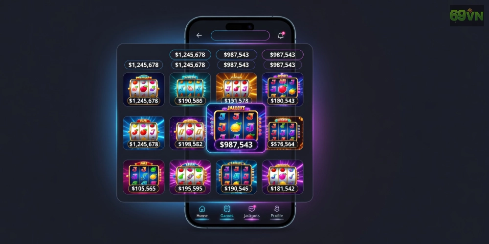 Giao diện top game quay nổ hũ trên Go88 với jackpot đang tích lũy cao