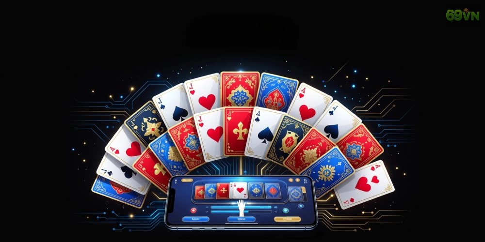 Minh họa giao diện chơi game bài đổi thưởng hấp dẫn trên nền tảng 69vn với các tựa game phổ biến